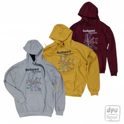 METRO kapucnis pulóver