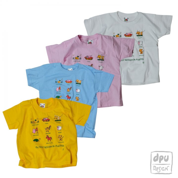 ÁLLATOK Ausztria gyerek póló