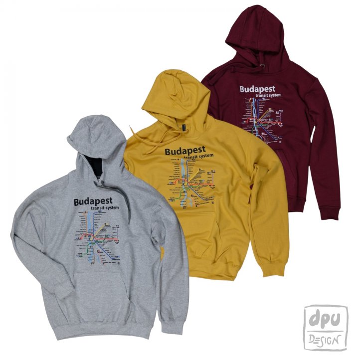 METRO kapucnis pulóver