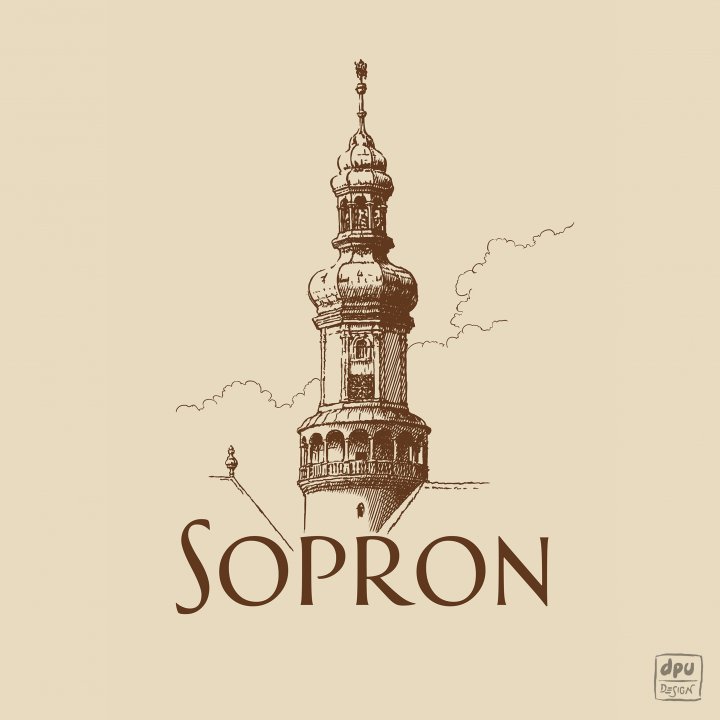 TŰZTORONY Sopron póló